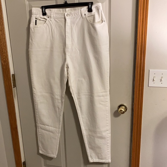 White high rise Faded Glory jeans - Picture 1 of 5